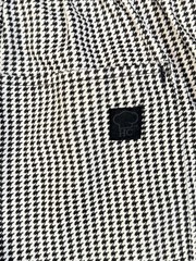 Happy Chef Utility Pants Black White Houndstooth Sz Large Classic MINT Cook