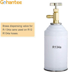 R134A Can Tap Puncture R134a Refrigerant Dispenser with Tank Adapter for 1/4…