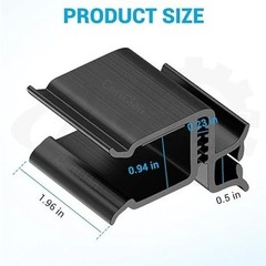 Golf Cart Windshield 1″ Retaining Clips 1 Pair Fits 1″ Bar