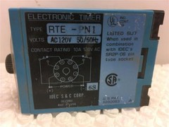Electronic Timer iDEC RTE-PN1 AC 120 V 50/60Hz Tested