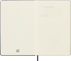 Moleskine Classic Notebook Sapphire Blue 5X8.25 Inches 400 Ruled Pages