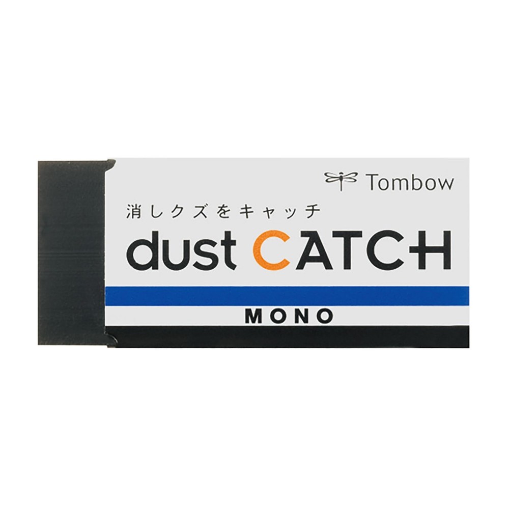 TOMBOW 57334 Mono Dust Catch Eraser, 1 Pack. Uniquely Designed Eraser Black