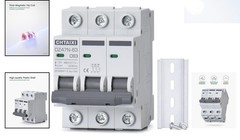 Thermal Magnetic Miniature Circuit Breaker 3 Pole – 63A, 480V AC Disconnect