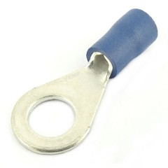 Insulated Ring Crimp Terminals Electrical Cable Connector Red Blue Yellow