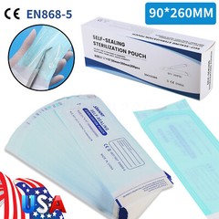 3.5″ x 10″ Self-Sealing Sterilization Pouches for Autoclave (Choose Quantity)