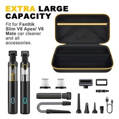 Gwcase Case For Fanttik Slim V8 Apex/For Fanttik V8 Mate Portable Mini Cordless