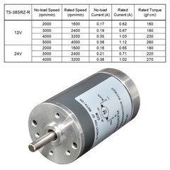 DC 12V 24V DC Motor High Speed Large Torque 2000-5000rpm Shaft 5mm 6mm 8mm
