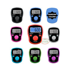 Islamic Gift Finger Counter 6-Pack 5 Digit LCD Electronic Digital Tasbeeh Ramada