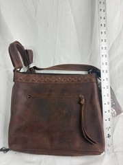 Lady Concealed Carry Crossbody Purse Genuine Leather Handbag with Locking Gu..