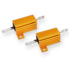 US Stock 5x 1K ohm 1KR 10W Watt Aluminum Housed Metal Case Wirewound Resistors