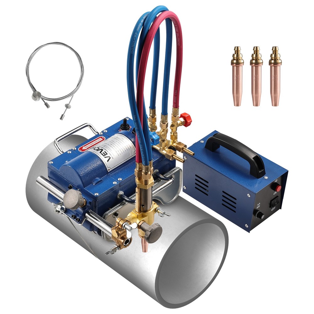 VEVOR Electromagnetic Gas Pipe Cutting Machine 0.2″-4″ Thick Tube 2″-30″/Min