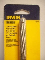 Lot of 2 Irwin 12026 Hexagon Adjustable Die Stock Handles 1″