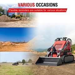 FREE SHIP HY480C Mini Skid Steer Loader 23HP EPA Engine Three pumps and valves