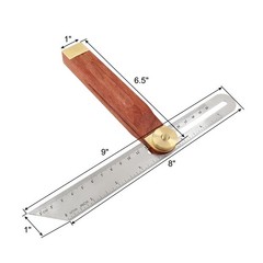 Litoexpe 9″ T-Bevel Sliding Angle Ruler Protractor, Adjustable Angle Finder R…