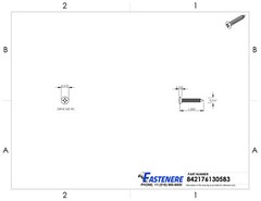 #8 x 1″ Self Tapping Sheet Metal Screws Oval Head Stainless Steel Qty 50