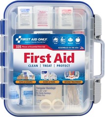 First Aid Kit, 335-Pc OSHA Compliant for Home, Work & Car