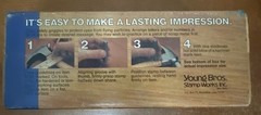 Young Bros. Identification Tools A-Z & 0-9 reusable steel stamps Combo Set 1/4″