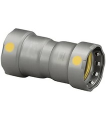 New Sealed Viega 25026 MegaPressG Straight Coupling 2×2 Carbon Steel – New