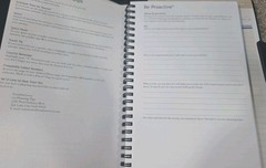 Franklin Covey DAY ONE Classic Size Planner Binder Black NEW w/inserts