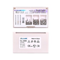 120pcs/kit Dental Screw Post Completed Kit Silver/Gold Plated Endo Conical Pins