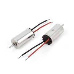 2 x DC 1.5V-3.7V 40000RPM Speed 6mm x 12mm Mini Micro Coreless Motor