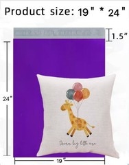 #7 19×24 Poly Mailers Plastic Mailing Envelopes Shipping Bags PURPLE 300 Pieces