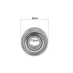 10pcs 681XZZ Ball Bearing 1.5x4x2mm Double Shielded ABEC-3 Bearings
