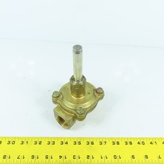 Asco 8210 Solenoid Valve Brass Body (Model Unknown) 1″ NPT 5/8″ Rod
