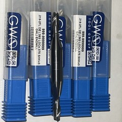 3pc Lot, GWS 7/32” 2 Flute DoubleEnd .563 Loc. x .375 SHK x 3” OAL EndMill