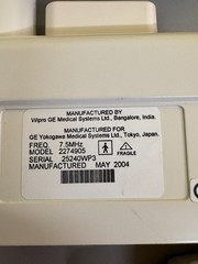 GE LH 7.5mhz Ultrasound Transducer