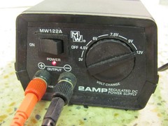 Mean Well MW122A Regulated DC Power Supply 3-12 V adjustable 2 Amp