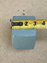 Massive Industrial Hex Nut 4 1/2” x 3” Door Stop Large Giant Crane 9 Pounds