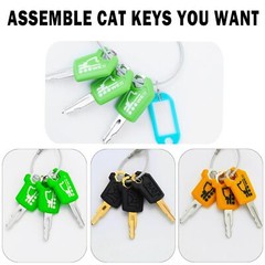 New 9PCS CAT Caterpillar 5P-8500 Heavy Equipment Ignition Keys 5P8500 Excavator