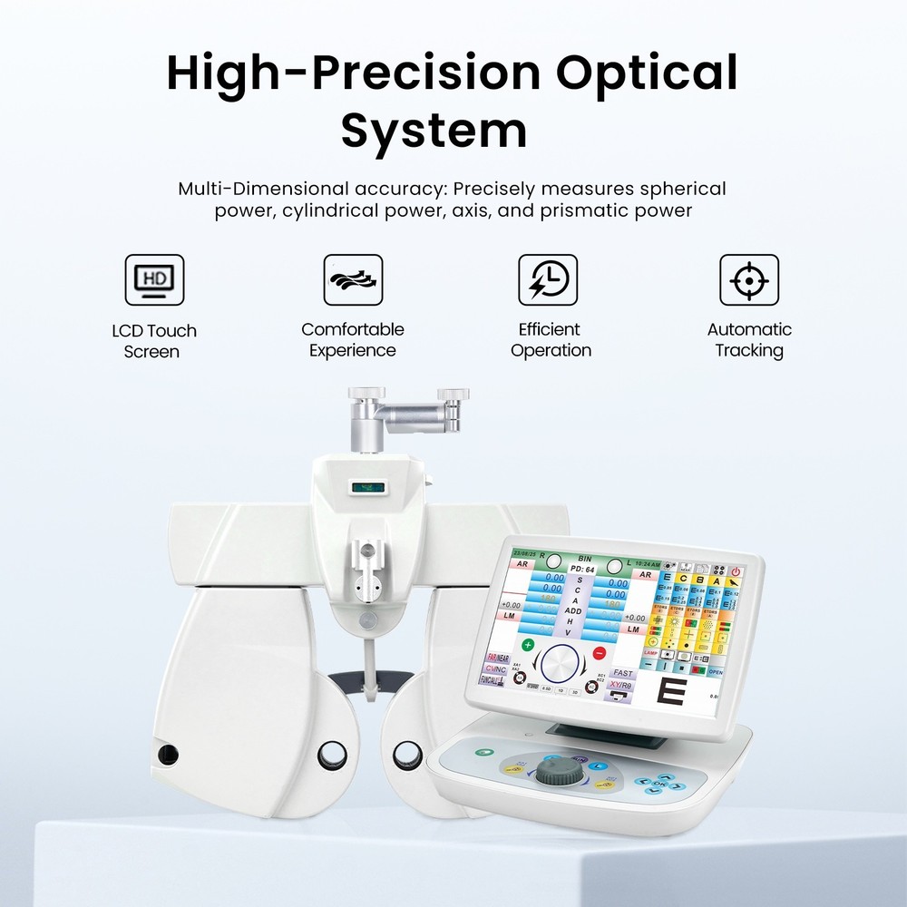 Optical Digital Automatic Phoropter CE Approved Auto Refractometer