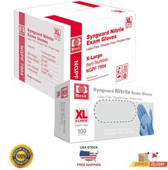 10-2000 pcs BASIC Nitrile glove Bule Powder-Free S/M/L/XL-Size