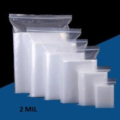 1.5X2 to 20×24 Clear Plastic Zip-Lock Top Reclosable Poly Jewelry Bags 2Mil