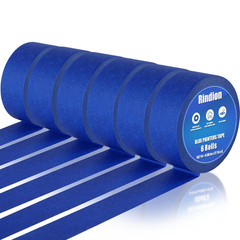 6 Rolls Blue Painters Tape, Multi-Surface Masking Tape, 132 Yd Premium Paint Tap