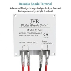 JVR 12V Timer Switch – Programmable DC/AC/Solar Relay | Reliable 12 volt prog…