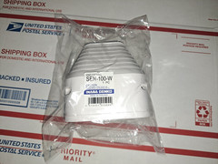 Slimduct INABA SEN-100-W 100mm 3-3/4″ End Cap White 4″ – Line set