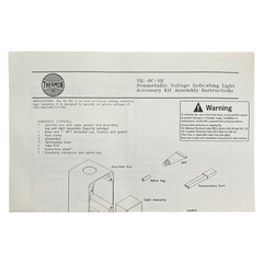 Thermon VIL-6C-SR-208 TracePlusCircuit Termination Indicator Kit