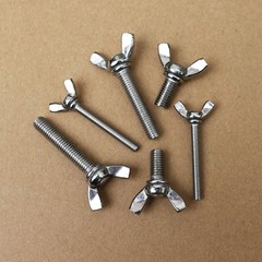 8# – 32 10# – 24 3/16″ 1/4″ 5/16″ 304 Stainless Steel Wing Thumb Screws Bolts