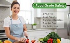 500 Count Disposable Food Service Gloves – Plastic Gloves For Food