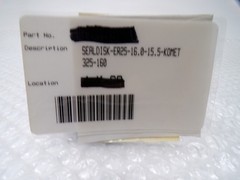 KOMET ER25-16.0-15.5 SEAL DISK LOT OF 12 NSNP