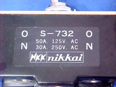 NIKKAI NKK SWITCH DPDT 30A HD TOGGLE S-823 S823 SD