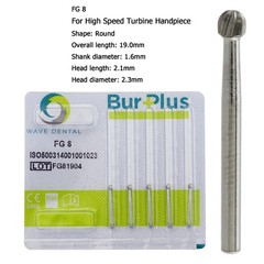Wave Dental Carbide Burs Round FG 330 4 6 8 245 557 169L Burs High Speed Midwest