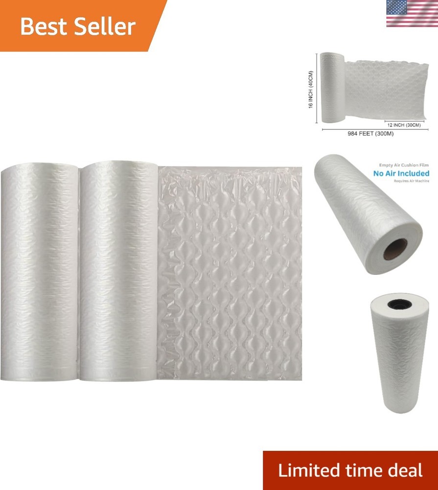 Efficient 984ft Shipping Bubble Wrap – Compatible Air Pillow Machine Film