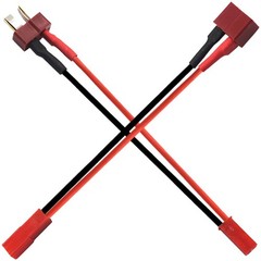 1 Pair 10CM 20AWG T Plug to JST Connector Adapter, RC Lipo Battery Charger