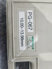 MHC Metric pin gage 10.00mm ‘ 13.98mm +, calibrated Feb 2025