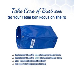 Carlisle Foodservice Products Jc194614 Blue 25 Gallon Rip Stop Nylon