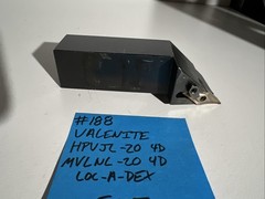 valenite HPVJL-20 4D Indexible Carbide Lathe Toolholder MVLNL 5.125OAL 1.25”sha